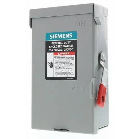 SIEMENS General SIE GNF322A NF GEN Duty Safety Switch, ANSI 61 Grey