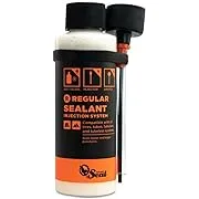 Orange Seal - Regular Formula Tubeless Bike Tire Sealant with Injector | Fast Sealing, up to 1/4" Puncture | for MTB, Road, CX and Gravel Bicycle Tires