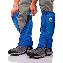 Pike Trail Leg Gaiters – Waterproof and Adjustable Snow Boot Gaiters for Hiking, Walking, Hunting, Mountain Climbing and Snowshoeing