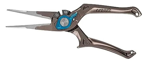 Gerber Gear 1055369 Magniplier Needlenose Pliers for Fresh & Saltwater Fishing, 7.5"