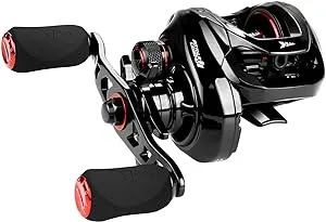 KastKing Royale Legend II Baitcasting Reels, New Compact Design Baitcaster Fishing Reel, 17.64LB Carbon Fiber Drag, Cross-Fire 8 Magnet Braking System, Available in 5.4:1 and 7.2:1