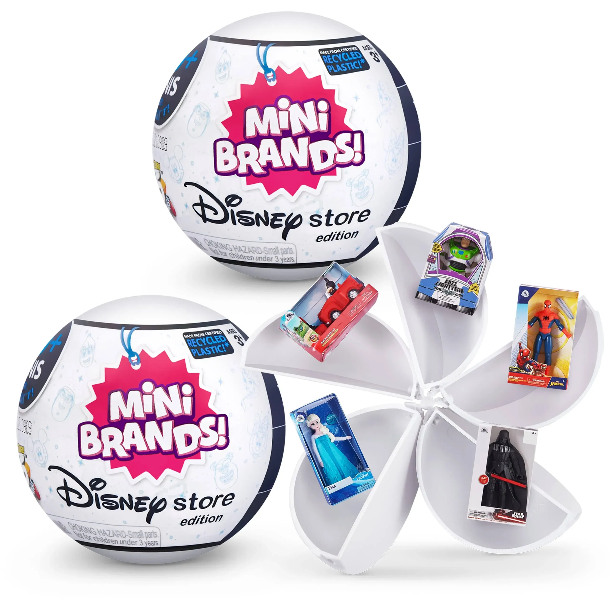 5 Surprise Disney Mini Brands by Zuru (2 Pack) Amazon Exclusive Disney Store ...