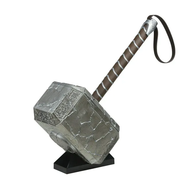 Marvel Hasbro Legends Series Thor Mjolnir Premium Electronic Roleplay Hammer with Lights and Sound FX, Multicolor (F3560)Marvel Hasbro Legends Series Thor Mjolnir Premium Electronic Roleplay Hammer with Lights and Sound FX, Multicolor (F3560)