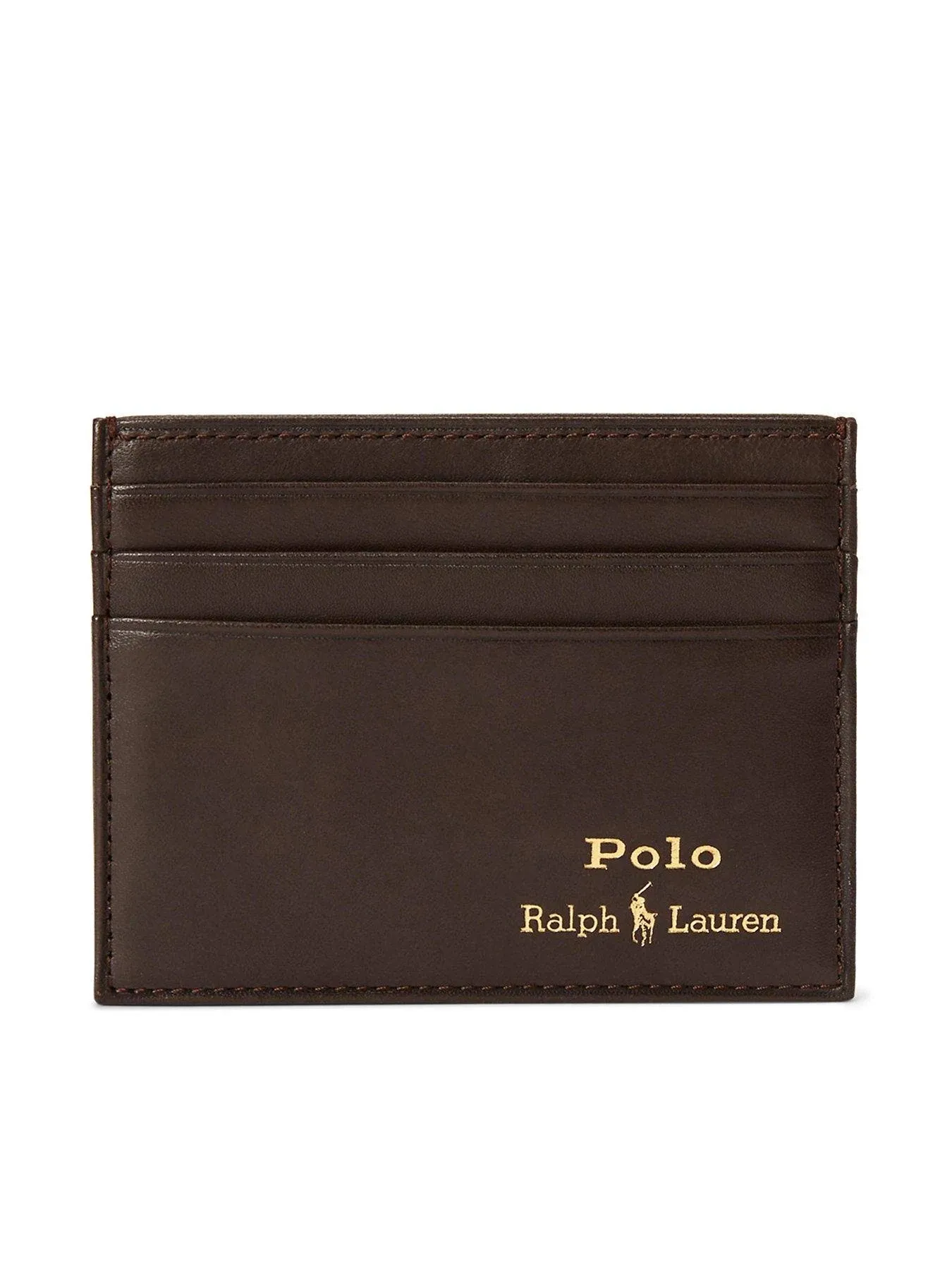 "Polo Ralph Lauren Men's Foil Logo Card Holder - Black"