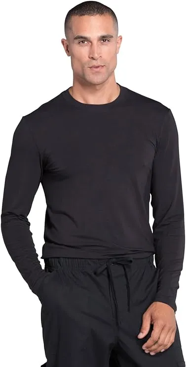 "Men's Long Sleeve Solid Underscrub T-Shirt"