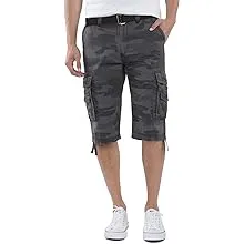 Unionbay Men's Cordova Belted Messenger Cargo Short - Reg and Big and Tall Sizes