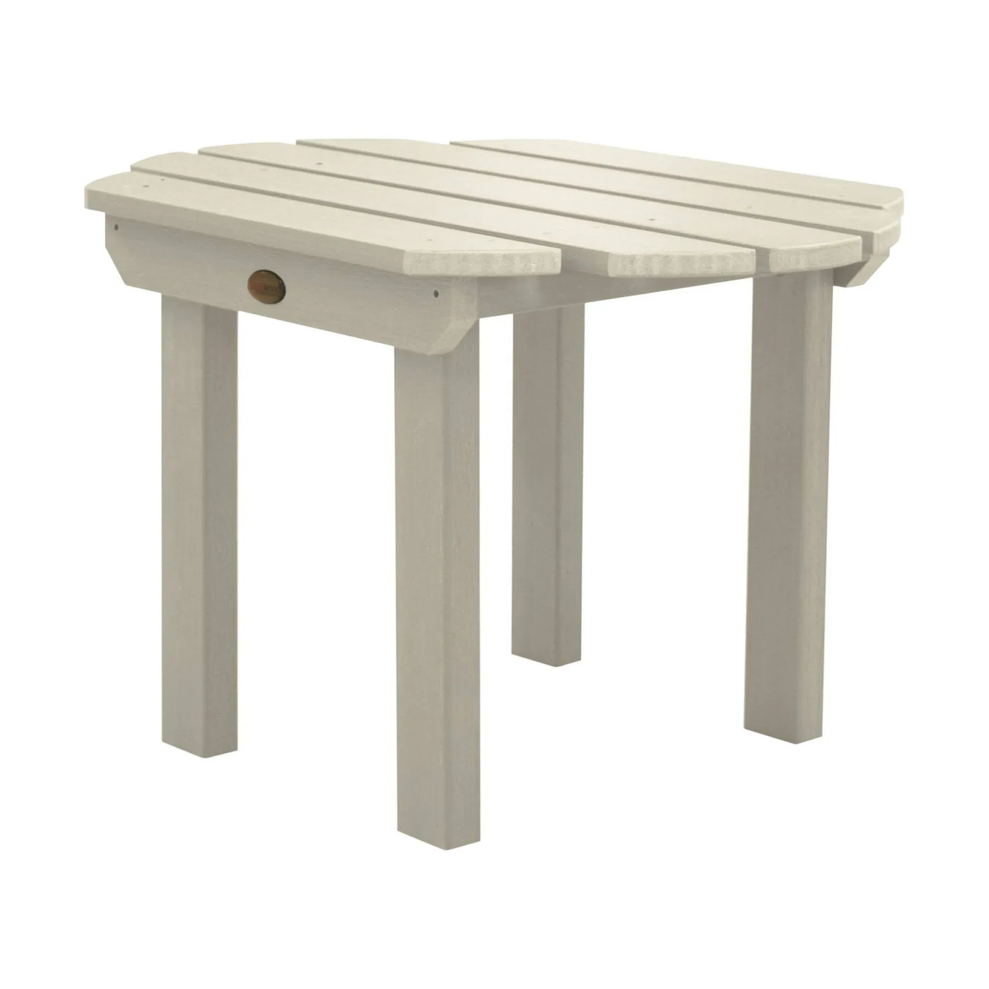 Classic Westport Coastal Teak Recycled Plastic Outdoor Side Table