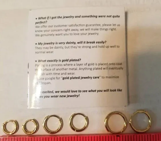 Micuco Small Huggie Hoop Earrings for Women Tiny Cartilage Hoop Earring Set