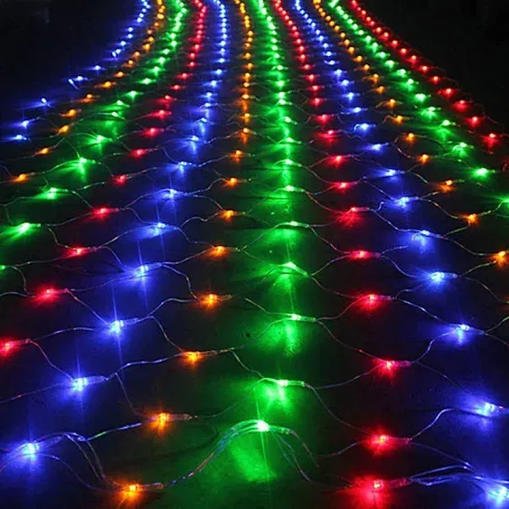 Funpeny Christmas Net Lights, 12ft X 5ft 360 Led Mesh Decor With 8