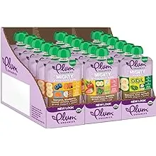 Plum Organics Mighty 4 Toddler Food Pouches - Variety Pack, 4 Ounces, 8 Pack