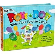 Melissa & Doug Children's Book - Poke-a-Dot: What’s Your Favorite Color (Board Book with Buttons to Pop) - Poke A Dot /Push Pop Book For Toddlers And Kids Ages 3+