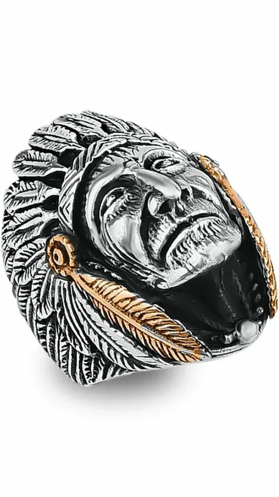 Indian Chief Ring for Men