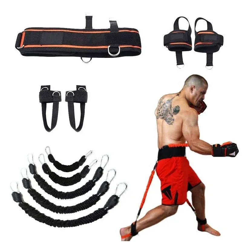 YNXing Leg Strength and Agility Training Strap System Boxing Resistance Bands for ...