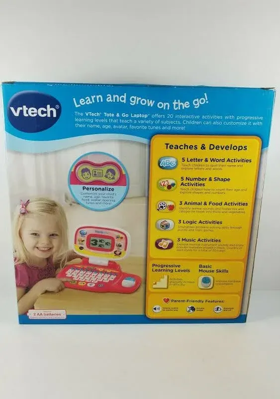 VTech Tote and Go Laptop, Pink