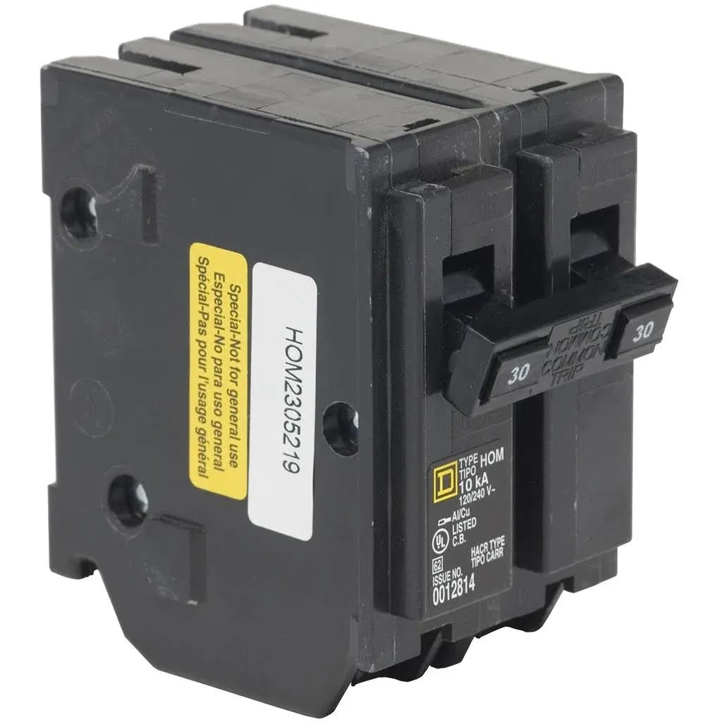 Square D Hom220cp 20A 2P Plugon Circuit Breaker