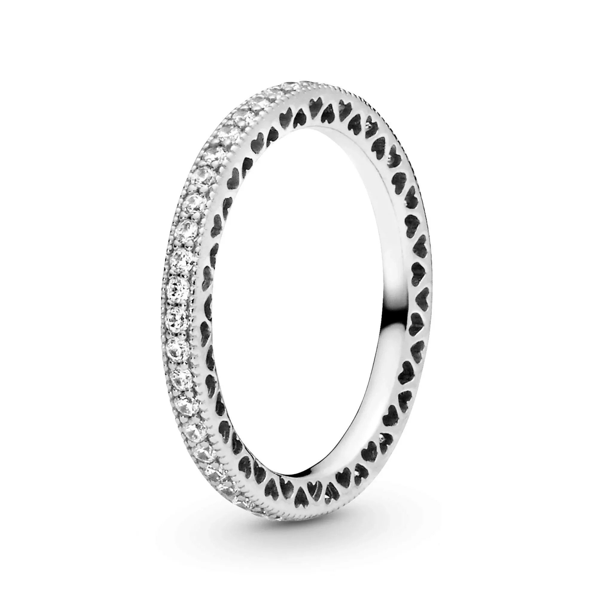 Pandora Sparkle & Hearts Ring