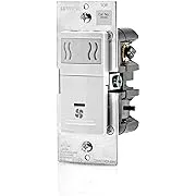 Leviton IPHS5-1LW Decora In-Wall Humidity Sensor & Fan Control , 3A, Single Pole, White