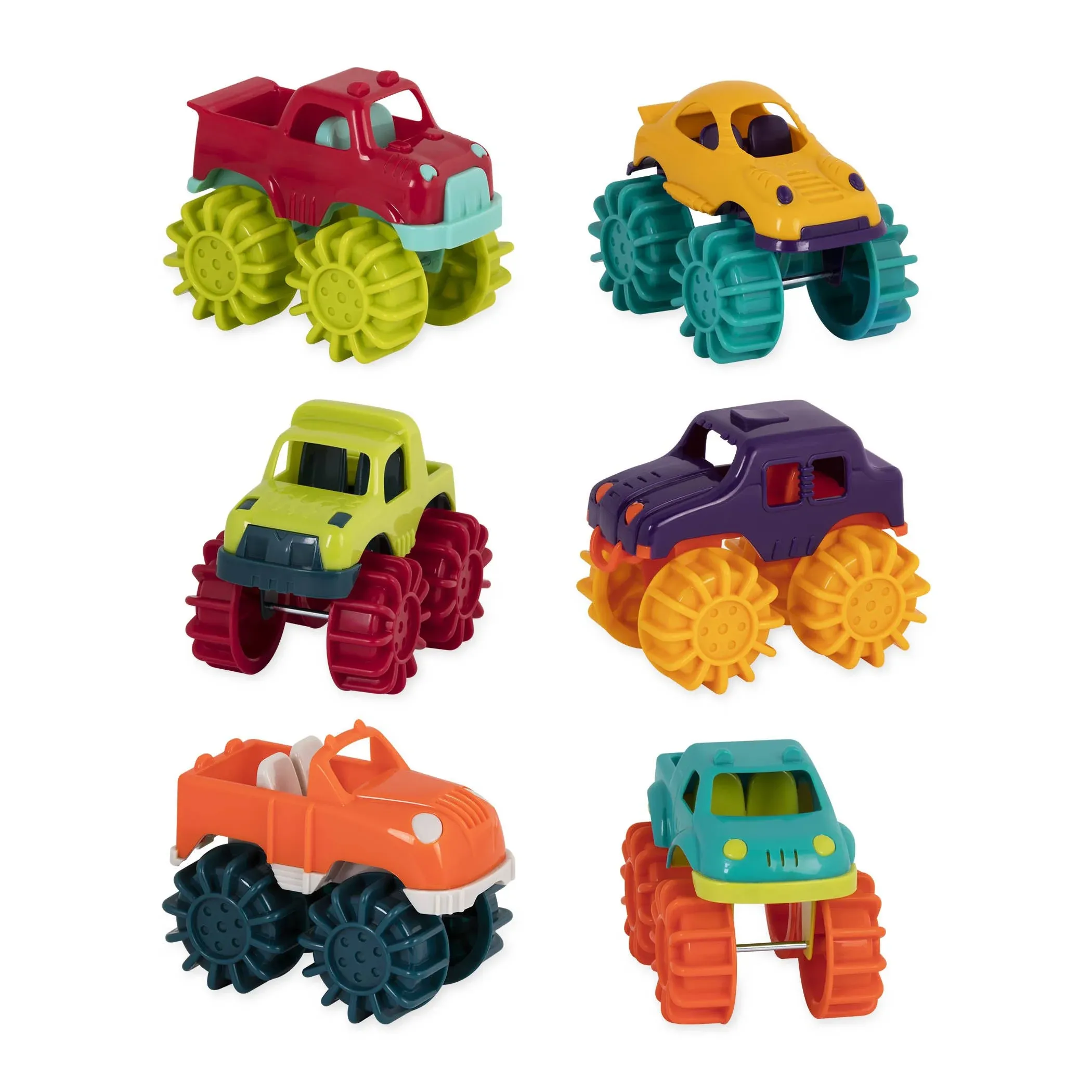 Battat Mini Monster Trucks Playset