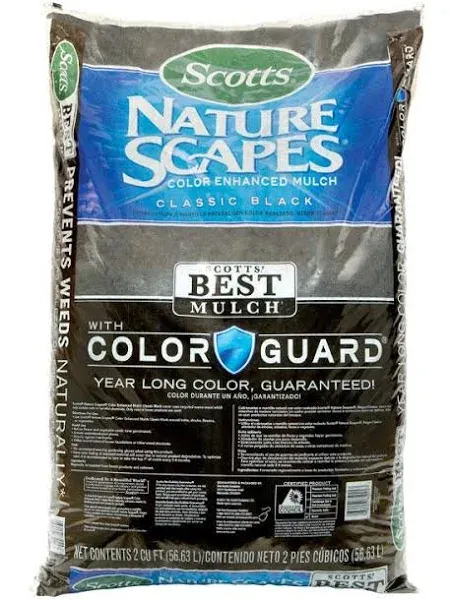 Scotts Nature Scapes Cedar Mulch Classic Black 2 Cu. ft. 2 Sq. ft.