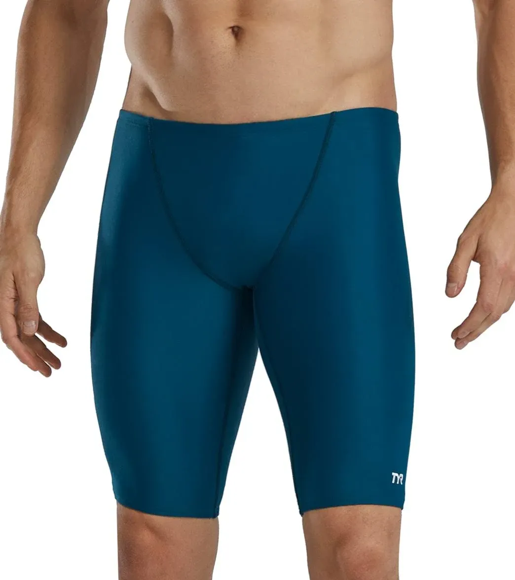 TYR Men's Eco Solid Jammer Swimsuit