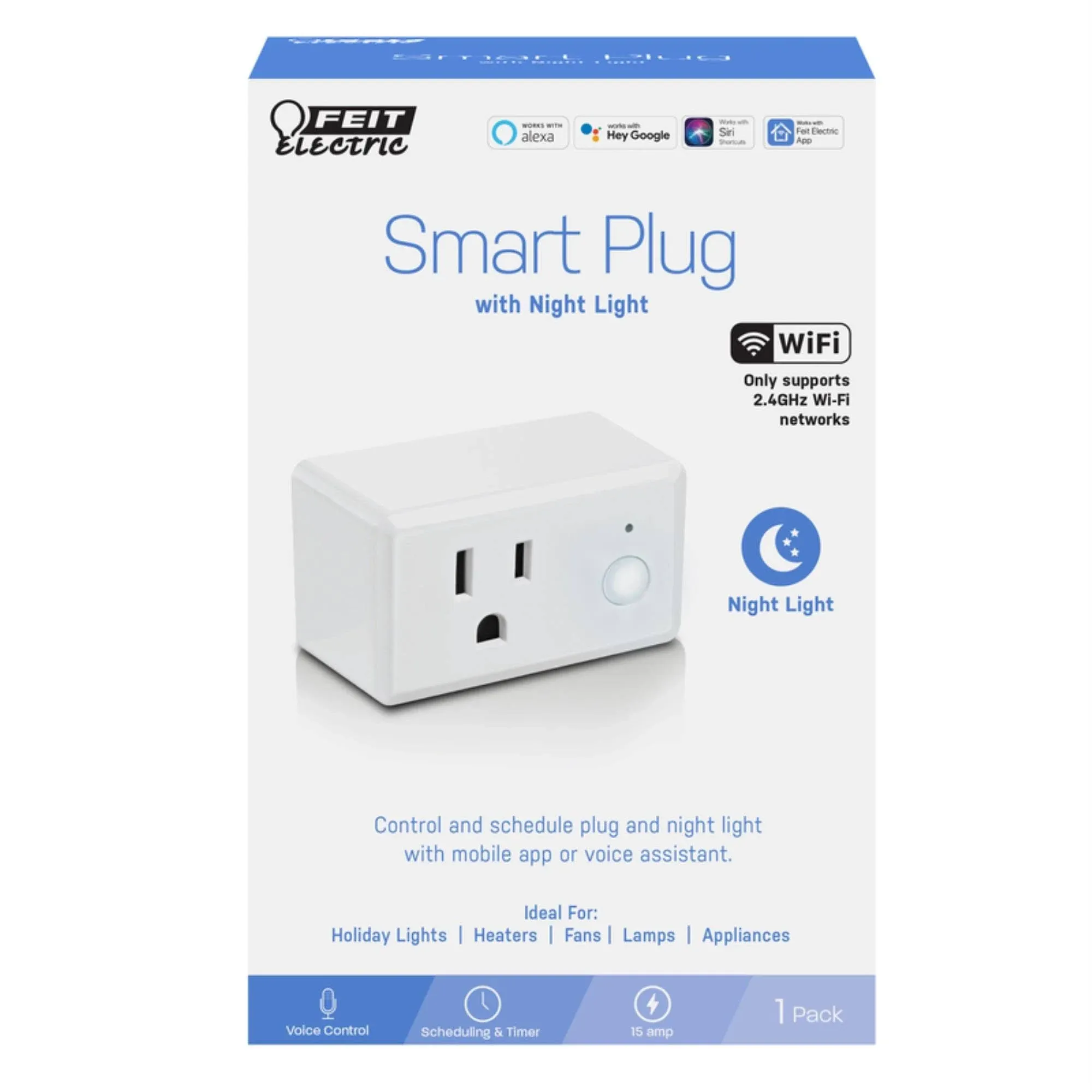 Feit Electric Smart White Plug with Night Light