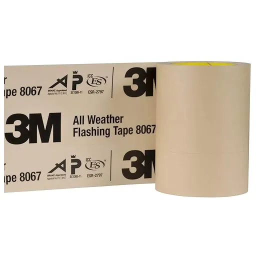 3M 6 in. x 75 ft. Tan All Weather Flashing Tape 8067