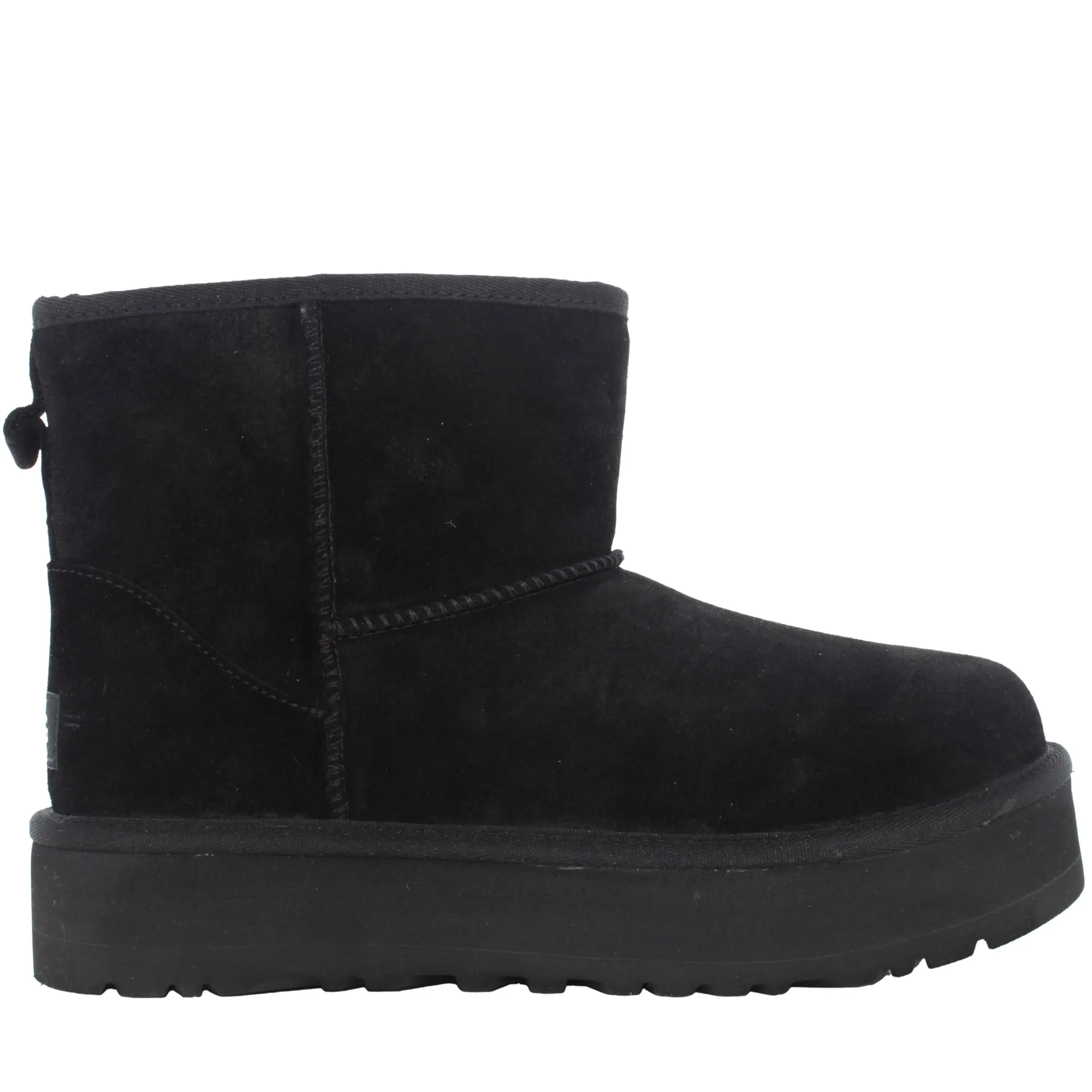 Kids' Classic Mini Platform Boot In Black/black