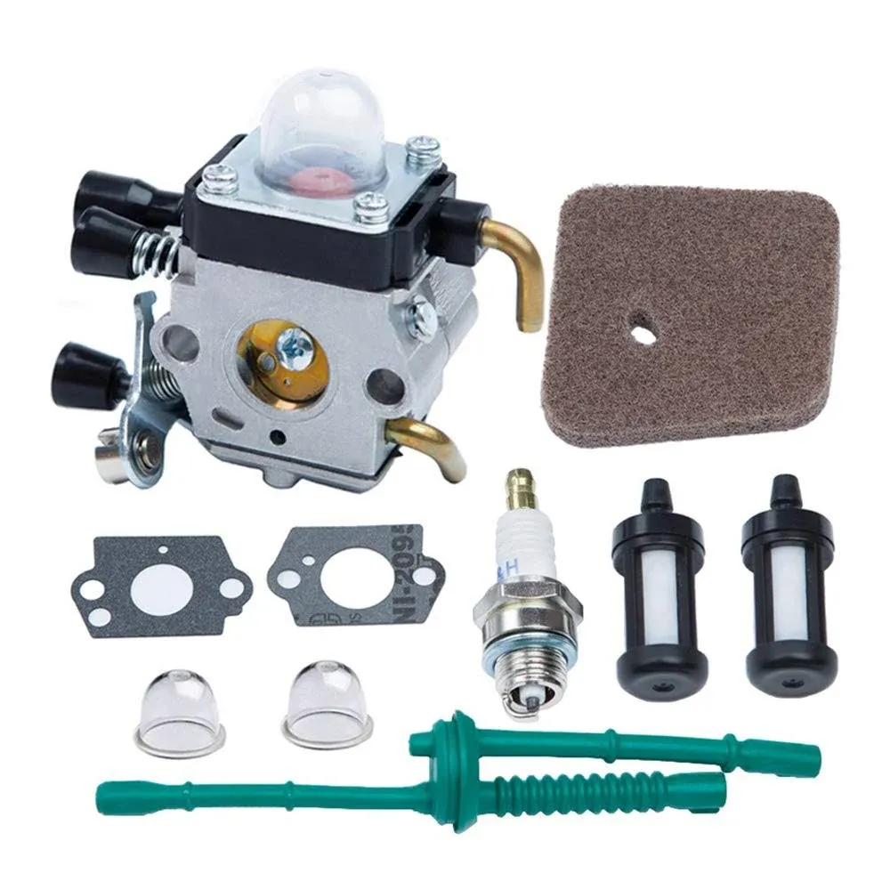  Adjustable FS55 Carburetor, Easy-Start FS 55 Carb with Rebuild Kit, Premium 