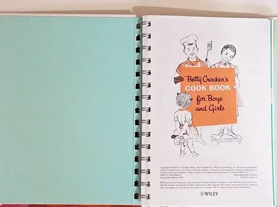 Betty Crocker's Cookbook for Boys and Girls