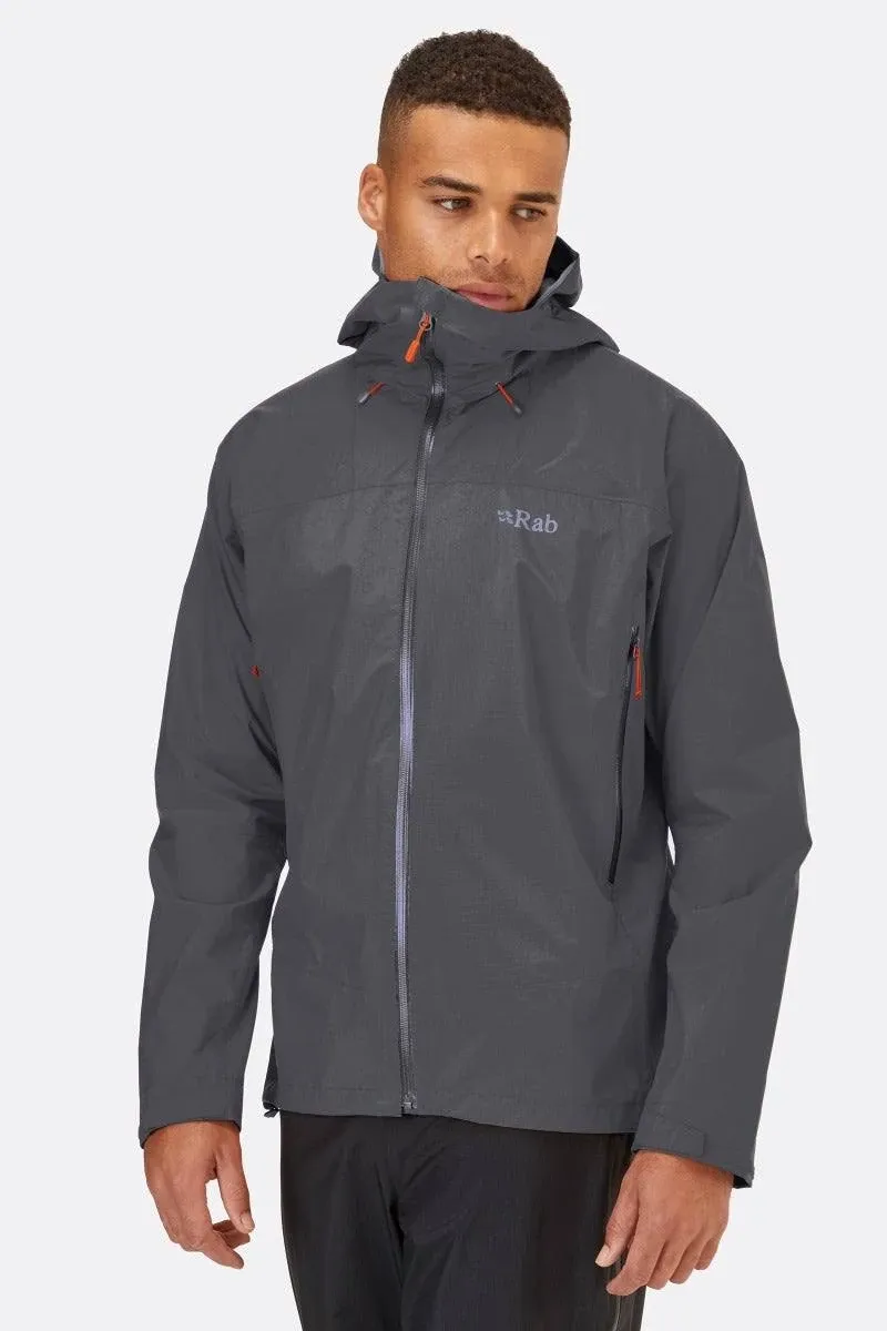 RAB Downpour Plus 2.0 Waterproof Jacket Men's, Bracken / S