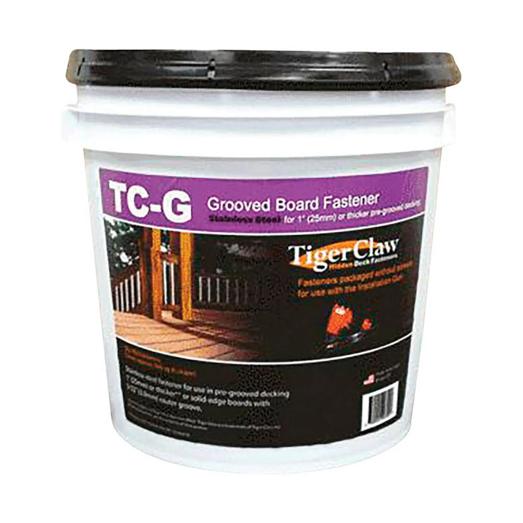 Tiger Claw TC-G Hidden Deck Fasteners, 900 Piece Bulk Pail