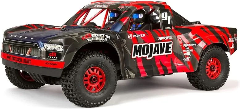 ARRMA 1/7 MOJAVE 6S V2 4WD BLX Desert Truck w/ Spektrum Firma Ready ARA7604V2T2