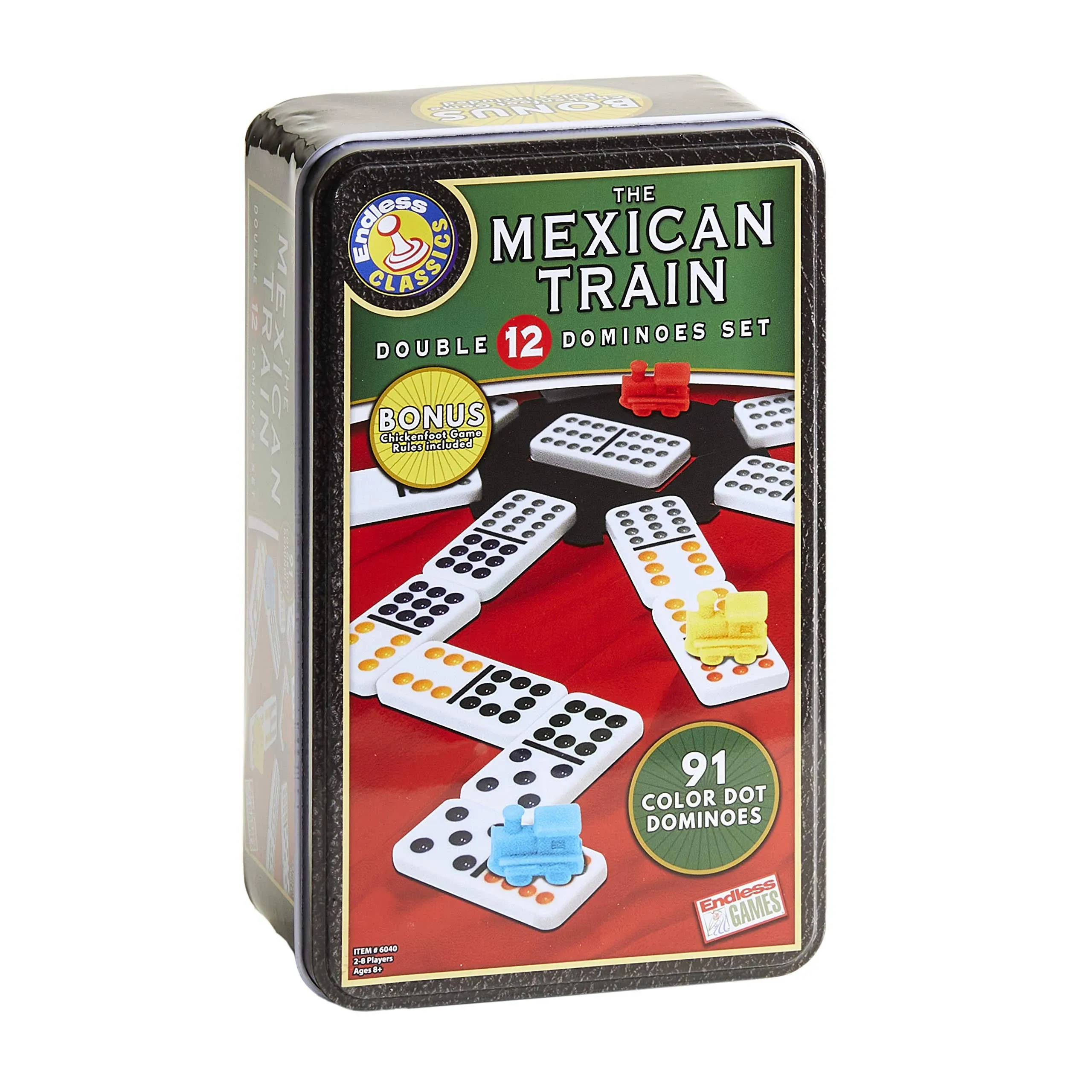 The Mexican Train - Double 12 Dominoes Set