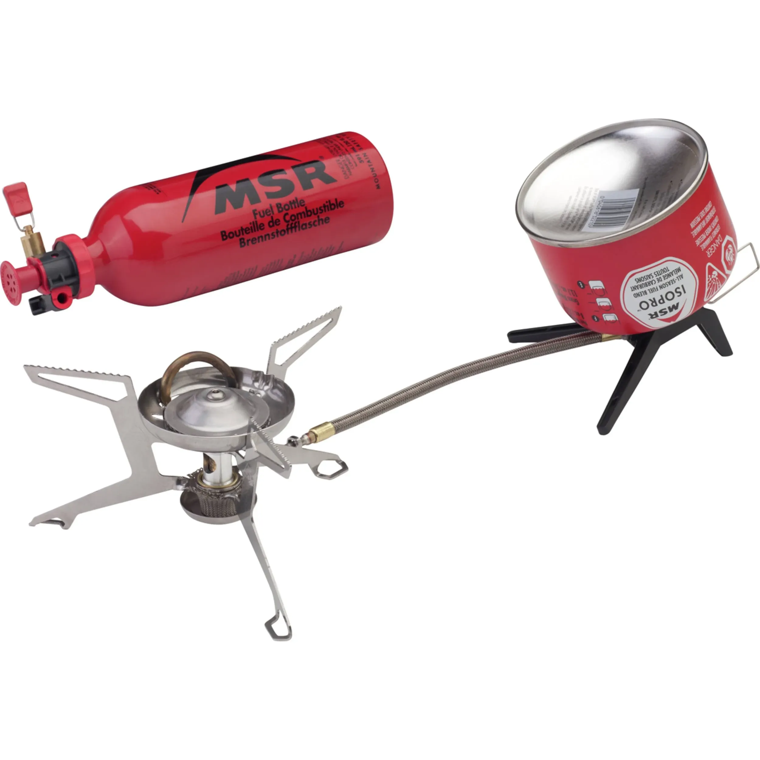 MSR WhisperLite Universal Compact Hybrid Fuel Camping and Backpacking Stove