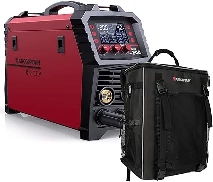 RCCAPTAIN MIG Welder 200Amp & Welding Tools Backpack