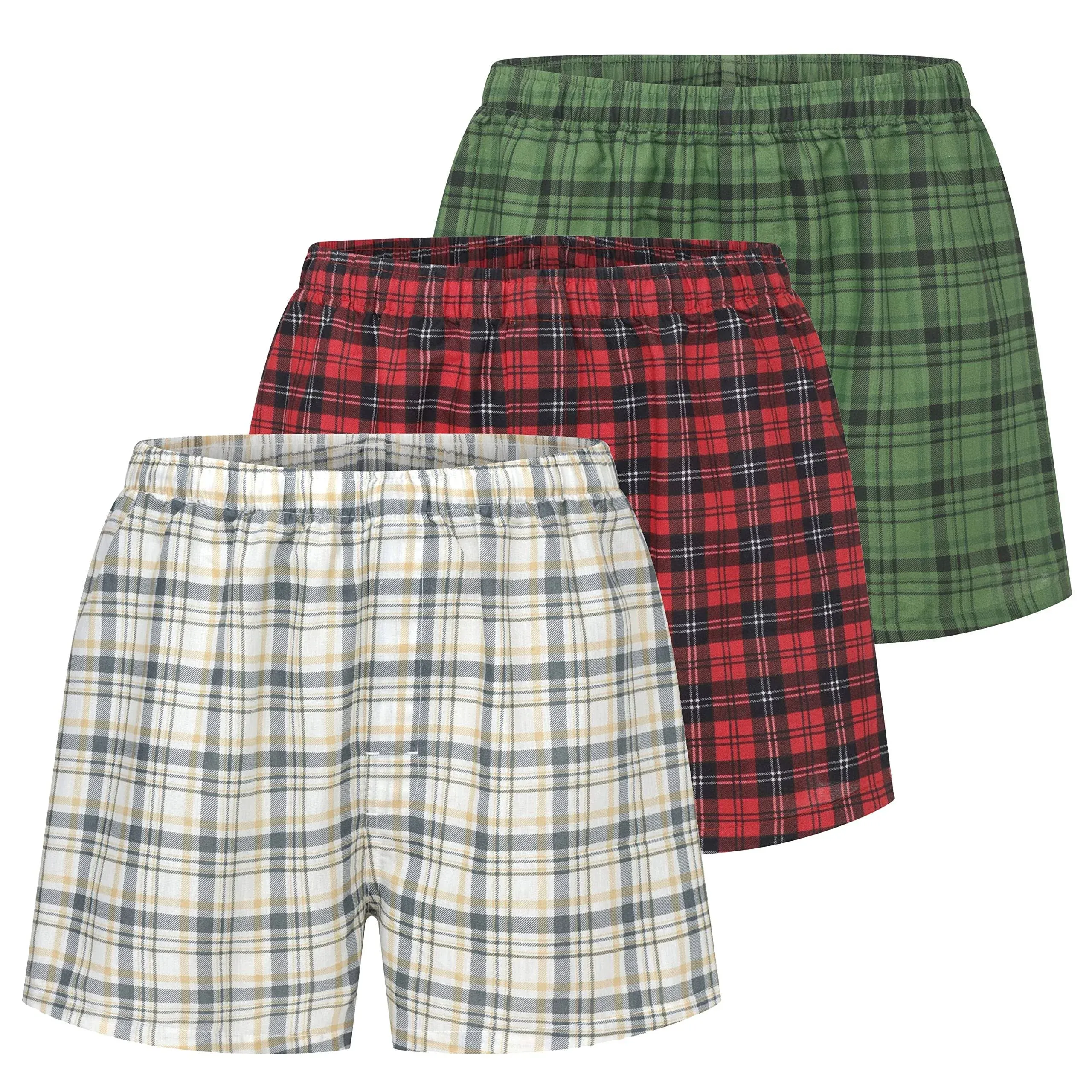 New Eddie Bauer 3 in a pack men’s classic woven cotton boxers , size medium