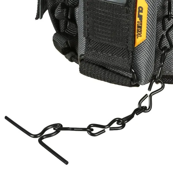 7.5" Small Electrician Pouch with ClipTech Hub and 13-pockets