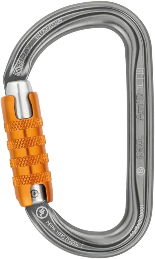 PETZL Delta Carabiner Size 8 mm + Bar