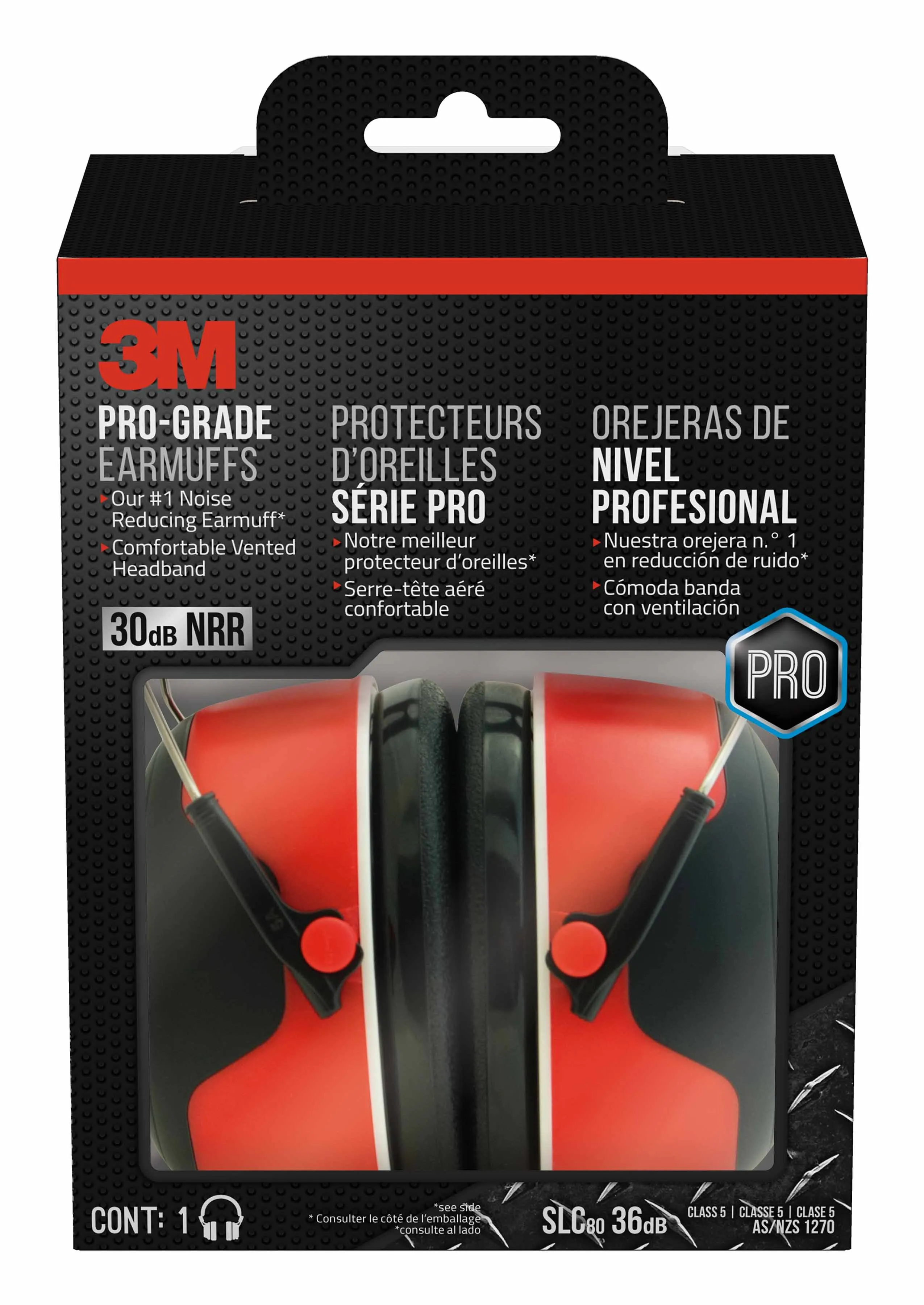 3M Pro-Grade Orejeras reductoras de ruido de grado profesional