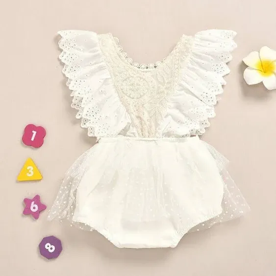 Baby Girl Lace Romper