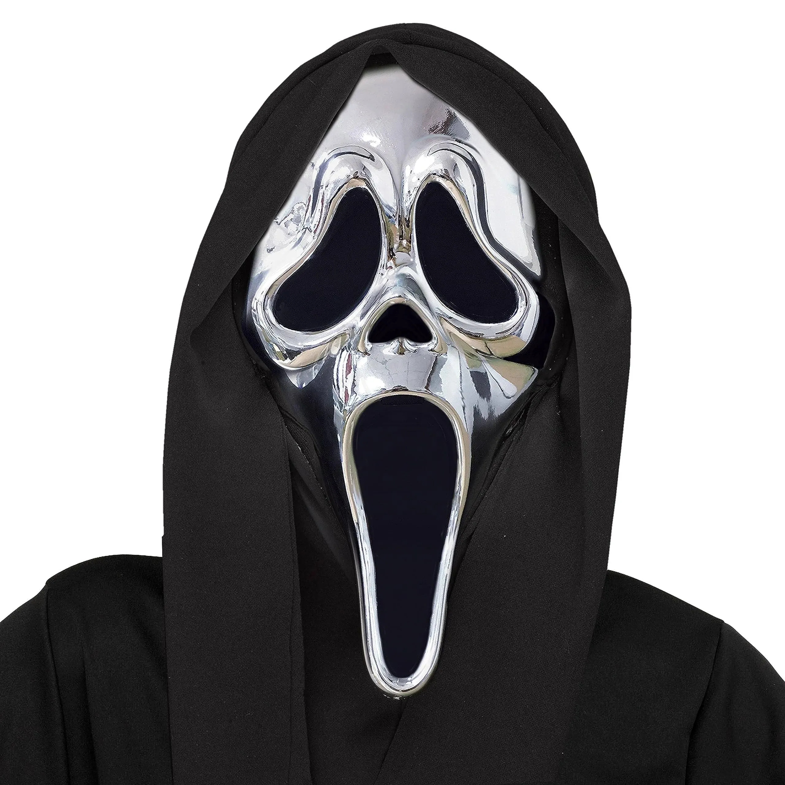 Funworld Ghost Face Chrome Adult Costume Mask