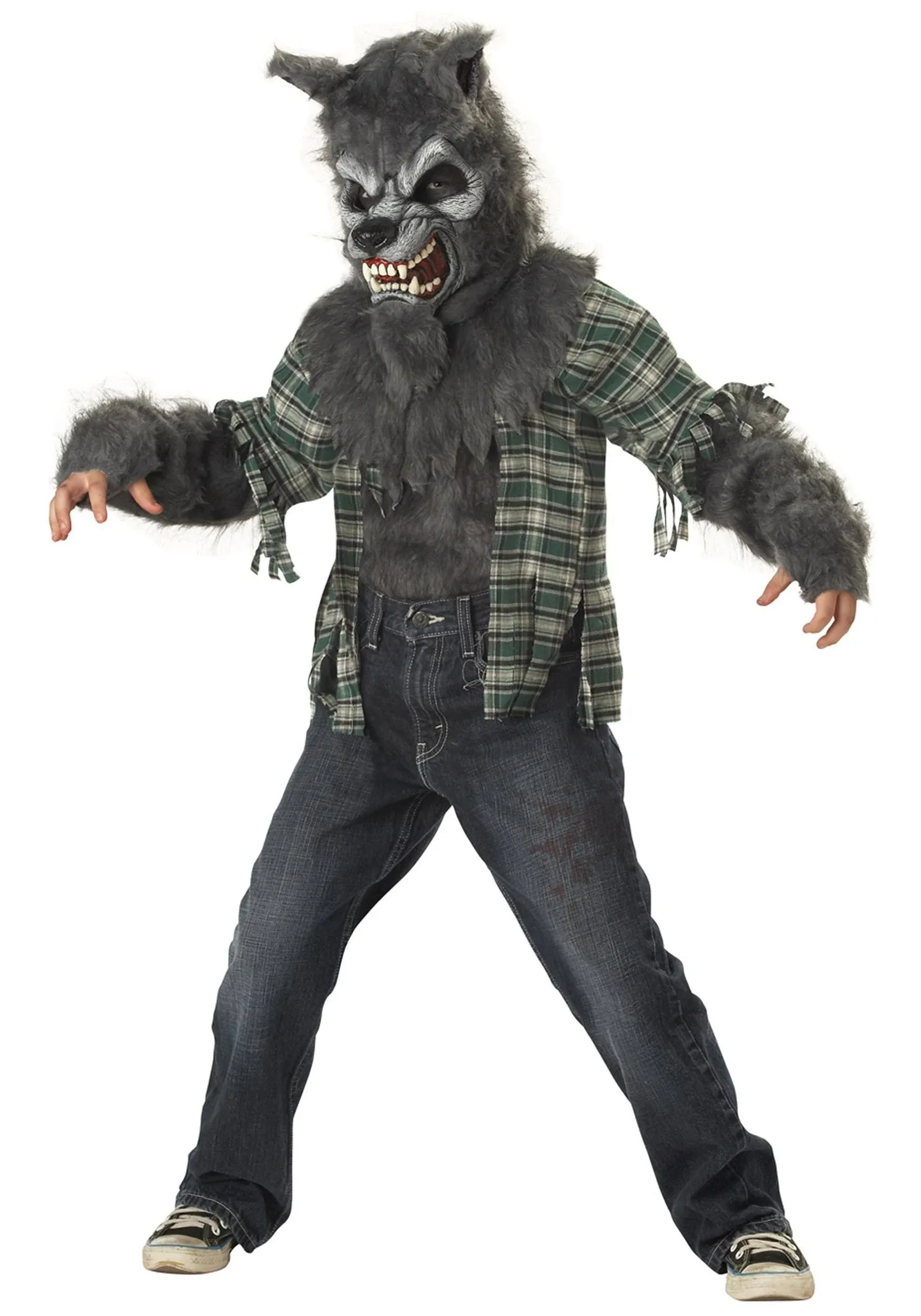 Spooktacular Creations Werewolf Deluxe Costume Set for Children Large