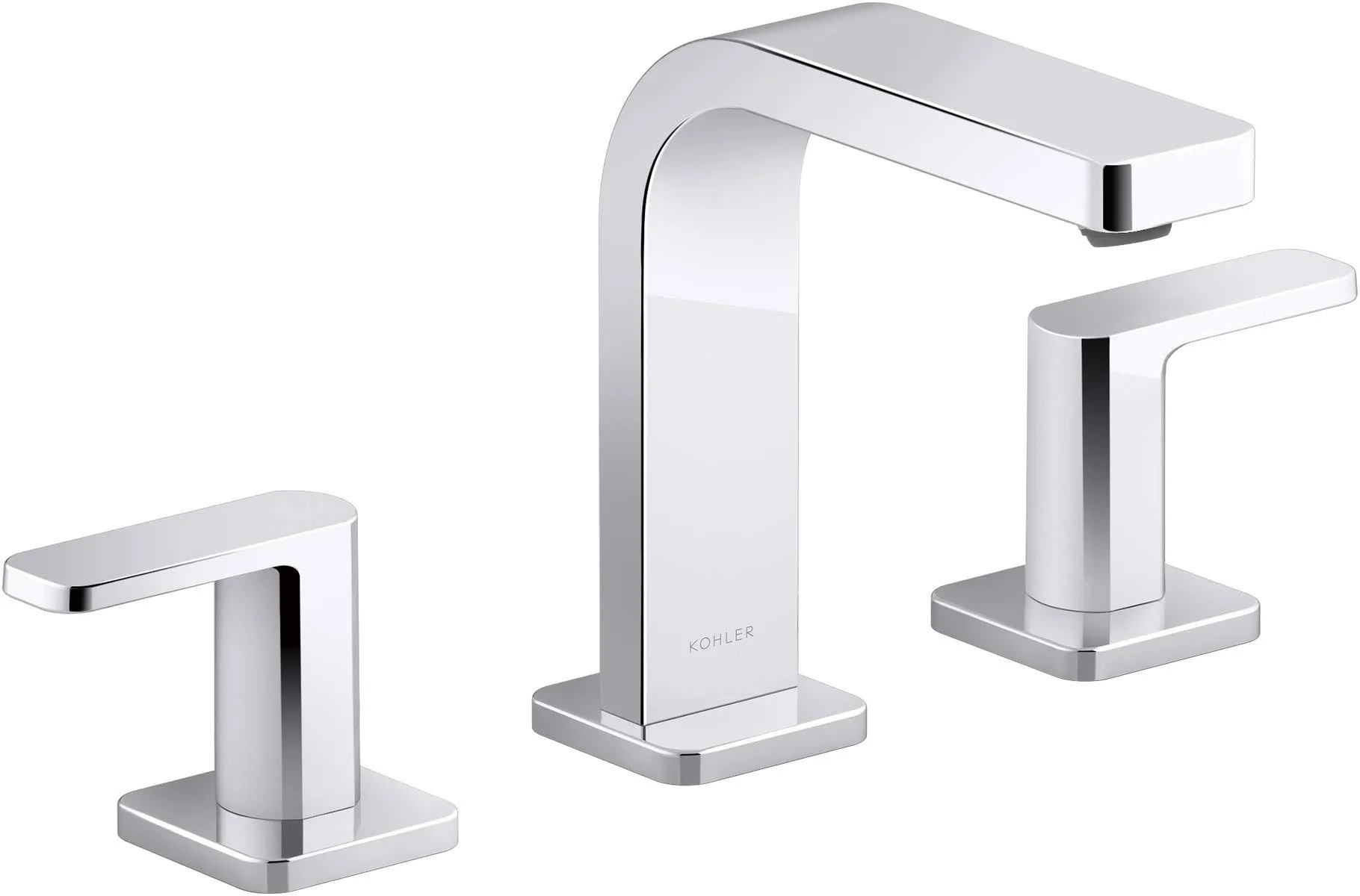 Kohler Widespread Bathroom Sink Faucet, 0.5 Gpm - Contemporary - Bathroom Sink Faucets - by The Stock Market | Houzz