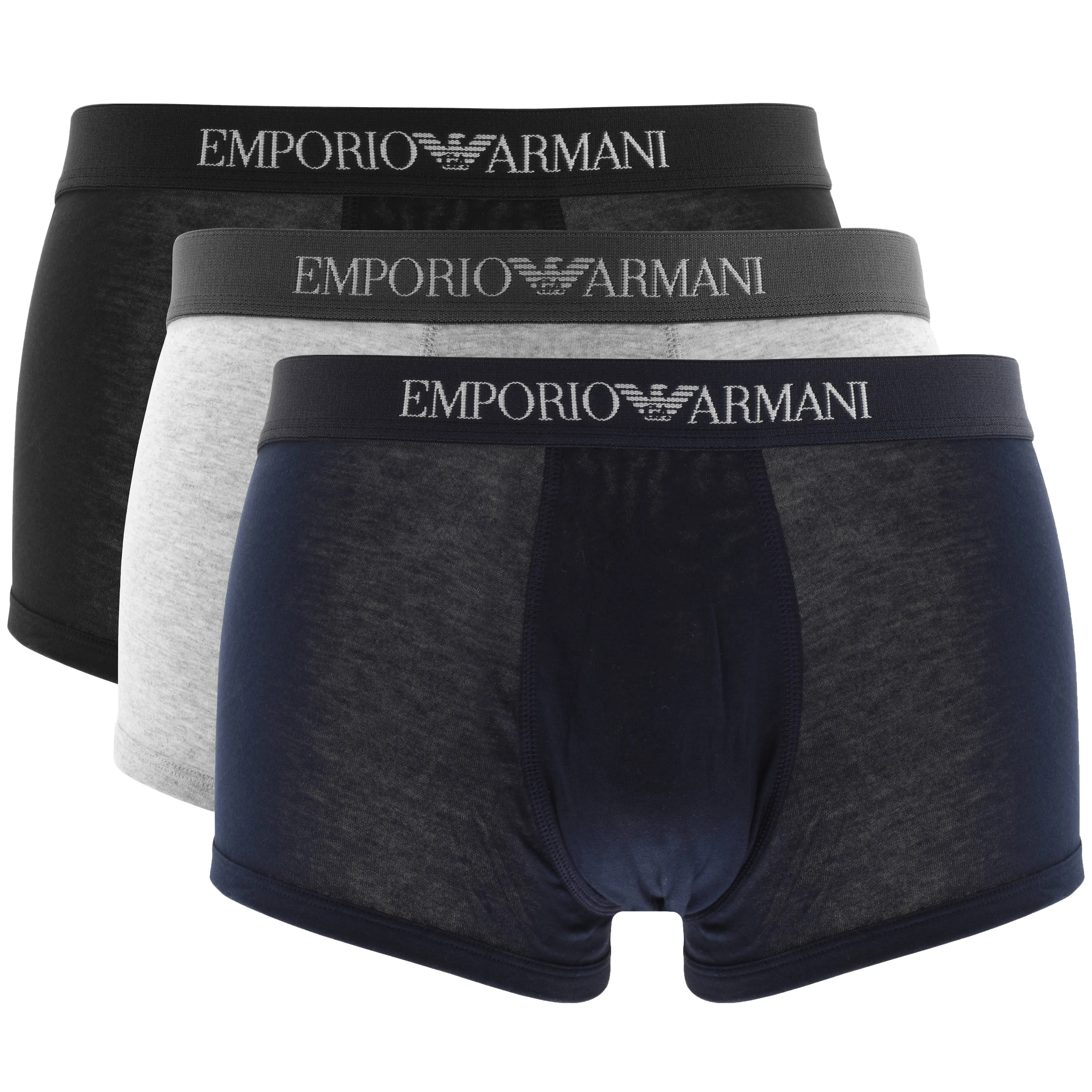 Emporio Armani 3-Pack Cotton Trunks