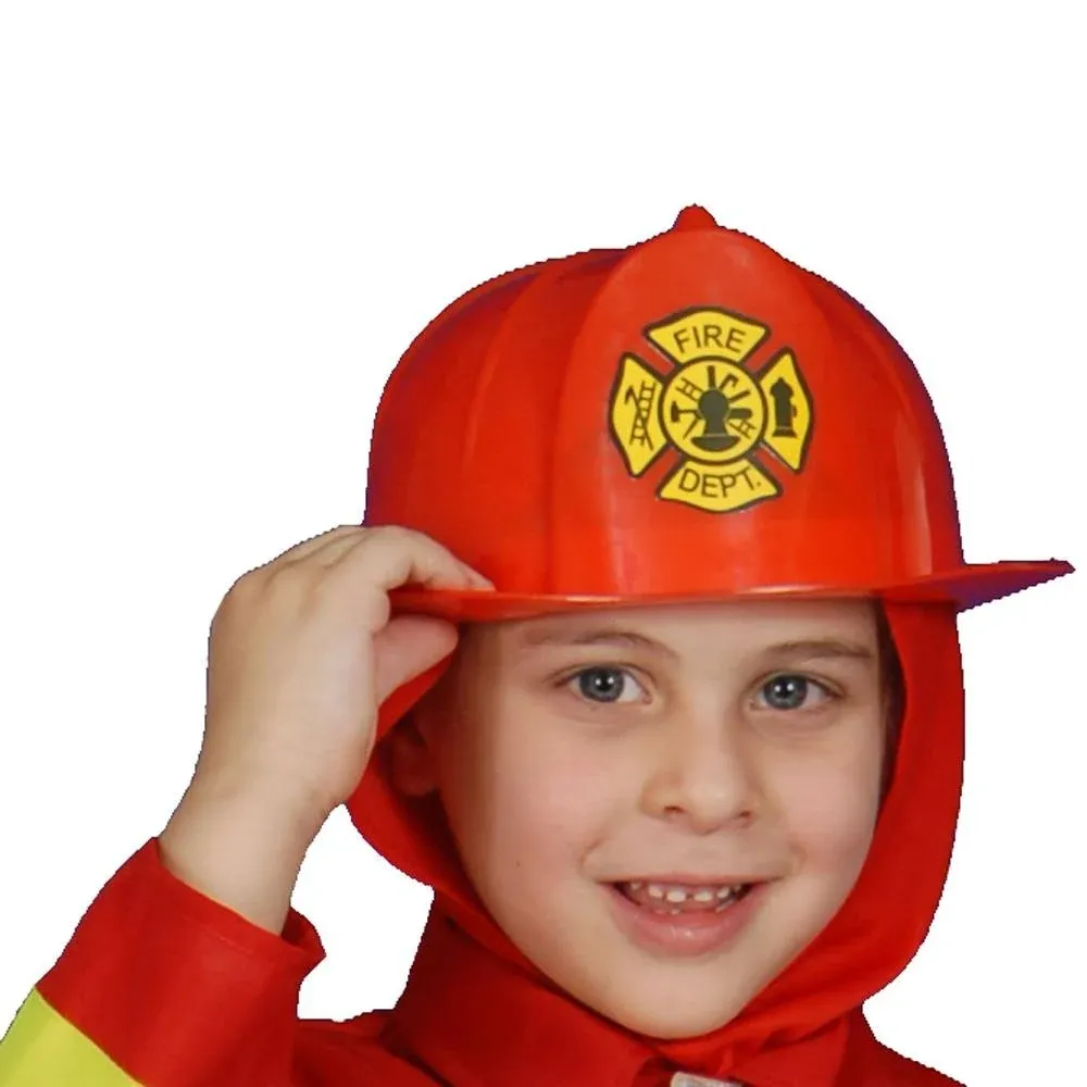 Dress Up America Firehr Red Fire Helmet