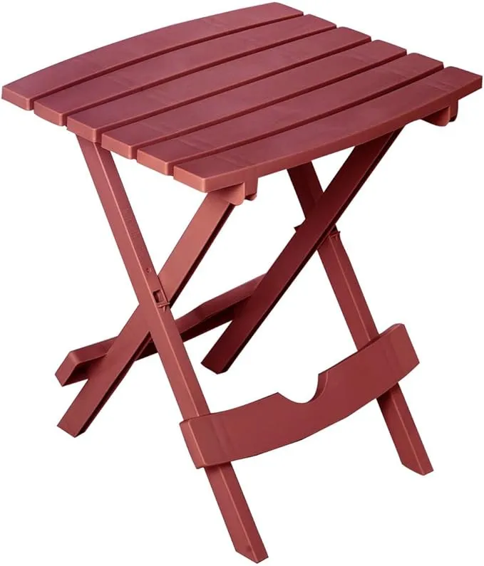 Adams Manufacturing 8510-95-3734 Quik-Fold Side Table, Merlot