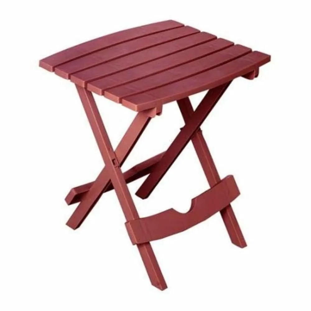 Adams Manufacturing 8510-95-3734 Quik-Fold Side Table, Merlot