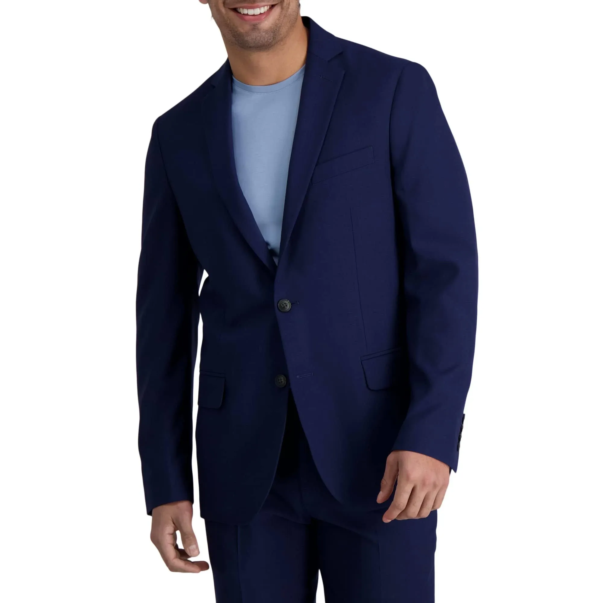 Haggar Men's Smart Wash Performance Suit Separate Slim Fit Jacket