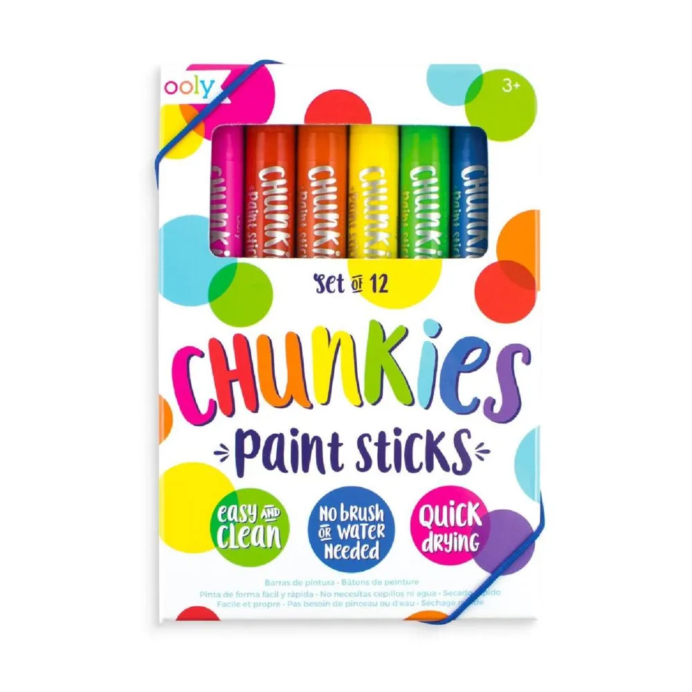 Ooly Chunkies Paint Sticks (Set of 12)