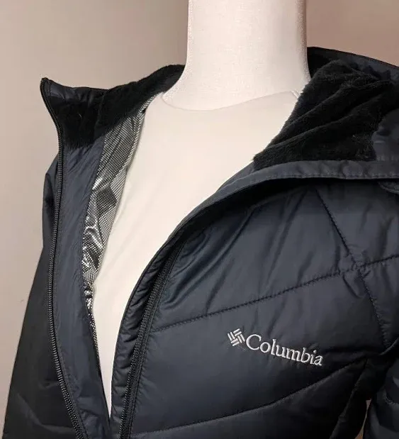 Columbia - Women's Heavenly Long Hooded Jacket Black / XS